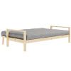 Šedá trojmístná rozkládací pohovka Karup Design Knob 205 cm