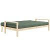 Zelená trojmístná rozkládací pohovka Karup Design Knob 205 cm