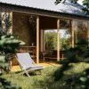 Šedé skládací křeslo Karup Design Boogie s černou konstrukcí