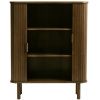 Hnědá dubová komoda Unique Furniture Cavo 113 x 90 cm