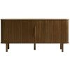 Hnědá dubová komoda Unique Furniture Cavo 160 x 45 cm