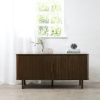 Hnědá dubová komoda Unique Furniture Cavo 160 x 45 cm -fv-interier-25