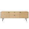 Dubový TV stolek Somcasa Tulsa 160 x 40 cm