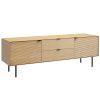 Dubový TV stolek Somcasa Tulsa 160 x 40 cm