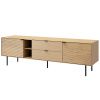 Dubový TV stolek Somcasa Tulsa II. 180 x 40 cm