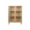 Dubová vitrína Unique Furniture Elba 140 x 100 cm