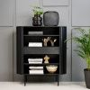 Černá dubová komoda Unique Furniture Siena 110 x 45 cm -fv-interier-25