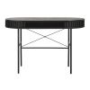 Černý dubový pracovní stůl Unique Furniture Siena 120 x 60 cm
