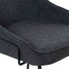 Tmavě šedá čalouněná barová židle Somcasa Louis 76,5 cm -fv-interier-25