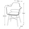 Šedá plastová jídelní židle s područkami Unique Furniture WhistlerBílá plastová jídelní židle s područkami Unique Furniture WhistlerČerná plastová jídelní židle s područkami Unique Furniture Whistler