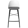 Bílá plastová barová židle Unique Furniture Whistler 68 cm