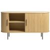 Dubová komoda Unique Furniture Nola 140 x 45 cm