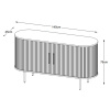 Dubová komoda Unique Furniture Nola 140 x 45 cm