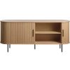 Dubová komoda Unique Furniture Nola 180 x 45 cm