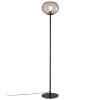 Kouřově šedá stojací lampa Alton 150 cm