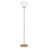 Opálově bílá skleněná stojací lampa Alton 150 cm