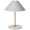 Plastová nabíjecí stolní LED lampa Hygge 25 cm
