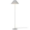 Světle šedá kovová stojací lampa Halo Design Hygge 140 cm