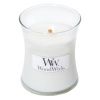 Malá vonná svíčka WoodWick, White Tea & Jasmine