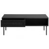 Černý konferenční stolek Unique Furniture Pensacola 110 x 60 cm