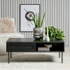Černý konferenční stolek Unique Furniture Pensacola 110 x 60 cm -fv-interier-25