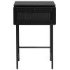 Černý odkládací stolek Unique Furniture Pensacola 45 x 45 cm