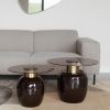 Hnědý skleněný odkládací stolek WLL MOHRA 59 cm -fv-interier-25