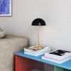 Černá kovová stolní lampa Ellen s mosaznou podstavou -fv-interier-25