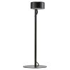 Černá kovová stolní LED lampa Clyde