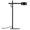 Černá kovová stolní LED lampa Clyde
