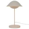Béžová kovová stolní lampa Freya