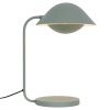 Zelená kovová stolní lampa Freya