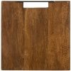 Hnědé dřevěné servírovací prkénko J-Line Mosele 30 x 20 cm