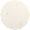 Bílý mramorový odkládací stolek Richmond Misty 30 cm