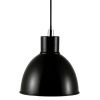 Černé kovové závěsné světlo Pop 22 cm
