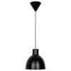 Matně černé kovové závěsné světlo Pop 22 cm