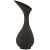 Černá hliníková váza J-Line Rutie 77,5 cm