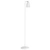 Bílá kovová stojací lampa Nexus 141 cm