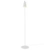 Bílá kovová stojací lampa Nexus 141 cm