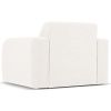 Bílé bouclé křeslo Windsor & Co Lola