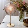 Kouřově šedá skleněná stolní lampa Orbiform -fv-interier-25