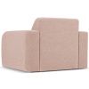 Pudrově růžové bouclé křeslo Windsor & Co Lola