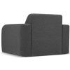 Tmavě šedé bouclé křeslo Windsor & Co Lola