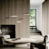 Béžové kovové závěsné LED světlo Artist 40 cm -fv-interier-25