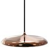 Měděné kovové závěsné LED světlo Artist 25 cm