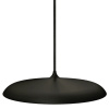 Černé kovové závěsné LED světlo Artist 25 cm