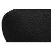 Černá bouclé podnožka Lola 100 x 100 cm  -fv-interier-25