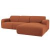 Bouclé rohová pohovka Lola 250 cm, pravá