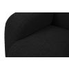 Černá bouclé rohová pohovka Windsor & Co Lola 250 cm, pravá -fv-interier-25