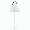 Bílá kovová stolní lampa Strap